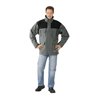 Planam Winterparka Grey Line grau/schwarz