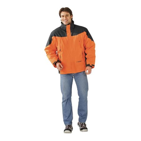Planam Wizard Jacke Winter orange/dunkelgrau