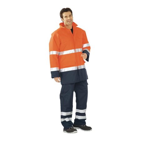 Planam Parka Protector orange/marine