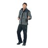 Planam Brook Fleece Jacke Winter grau/schwarz