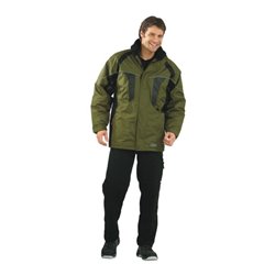 Planam Winterparka Space grün/schwarz/grau