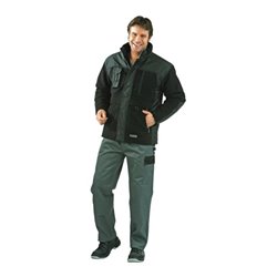 Planam Brook Fleece Jacke Winter schwarz/schwarz