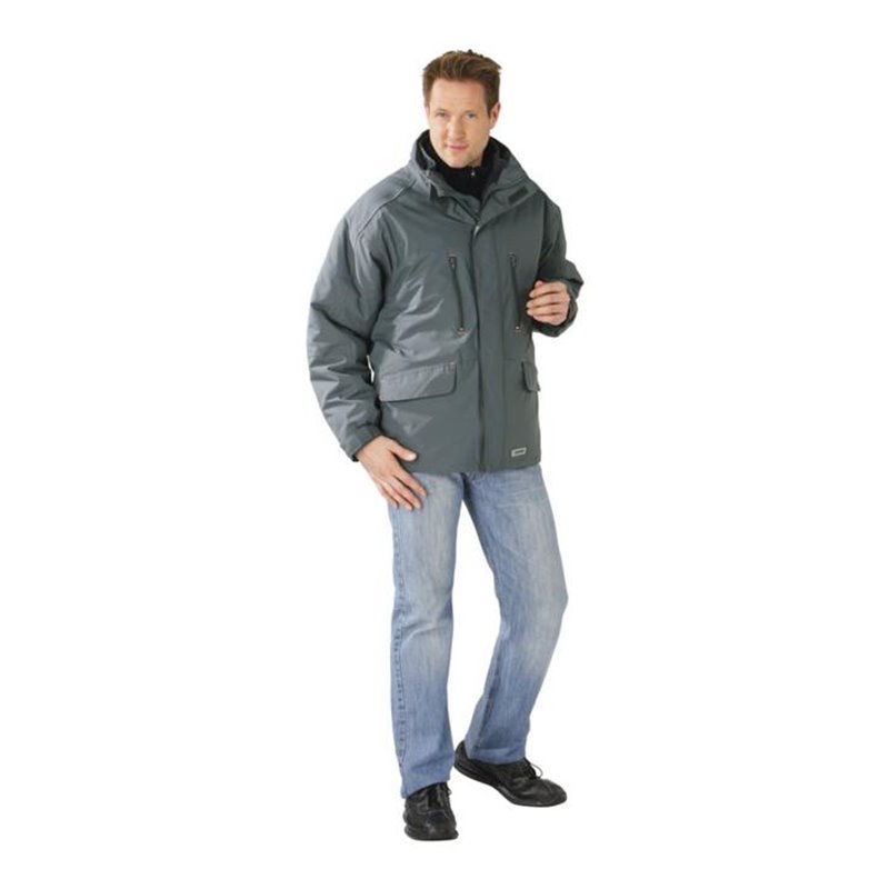 Planam Titan Jacke Winter grau