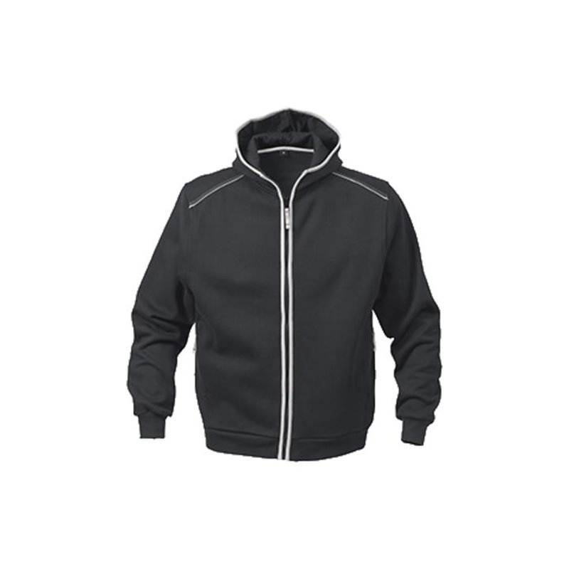 Fristads Kapuzen-Sweatshirt Edge schwarz