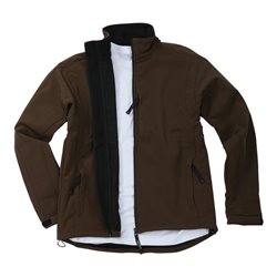 Daiber JN 135 Herren-Softshelljacke braun