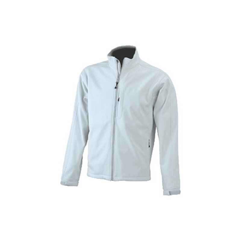 Daiber JN 135 Herren-Softshelljacke weiß