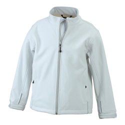 Daiber JN 135K Kinder-Softshelljacke weiß