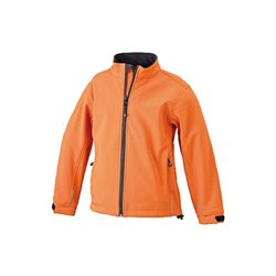 Daiber JN 135K Kinder-Softshelljacke orange