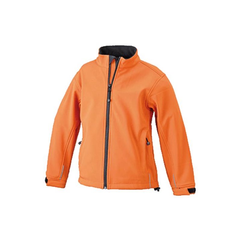 Daiber JN 135K Kinder-Softshelljacke orange