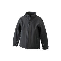 Daiber JN 135K Kinder-Softshelljacke schwarz