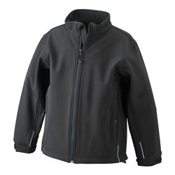 Daiber JN 135K Kinder-Softshelljacke schwarz