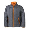 Daiber JN 1035 Stepp-Herrenjacke carbon-grau/orange