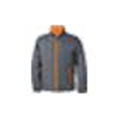 Daiber JN 1035 Stepp-Herrenjacke carbon-grau/orange