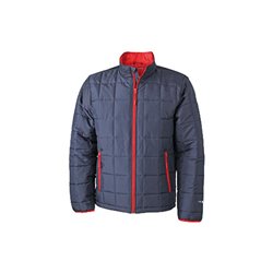 Daiber JN 1035 Stepp-Herrenjacke navy/rot