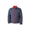 Daiber JN 1035 Stepp-Herrenjacke navy/rot