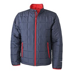 Daiber JN 1035 Stepp-Herrenjacke navy/rot