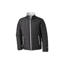 Daiber JN 1035 Stepp-Herrenjacke schwarz/silber