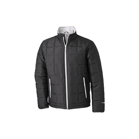 Daiber JN 1035 Stepp-Herrenjacke schwarz/silber