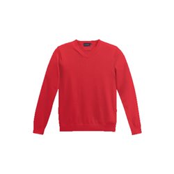 Hakro V-Pullover Premium-Cotton 143 rot
