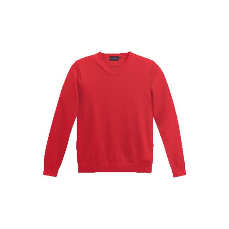 Hakro V-Pullover Premium-Cotton 143 rot