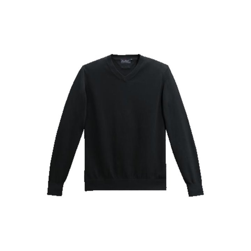 Hakro V-Pullover Premium-Cotton 143 schwarz