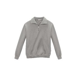 Hakro Zip-Sweatshirt Premium 451 grau-meliert