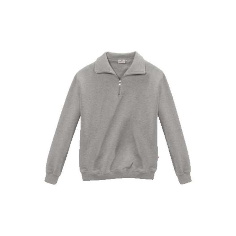 Hakro Zip-Sweatshirt Premium 451 grau-meliert