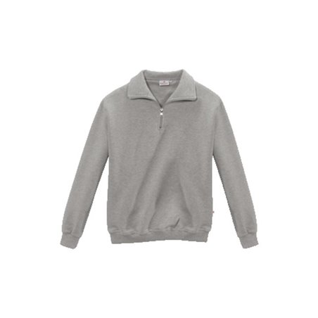Hakro Zip-Sweatshirt Premium 451 grau-meliert