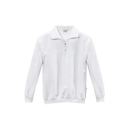 Hakro Zip-Sweatshirt Premium 451 weiß
