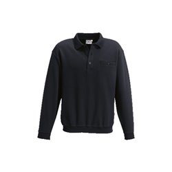 Hakro Pocket-Polo-Sweatshirt Premium 457 schwarz
