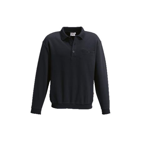 Hakro Pocket-Polo-Sweatshirt Premium 457 schwarz