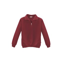 Hakro Zip-Sweatshirt Premium 451 weinrot