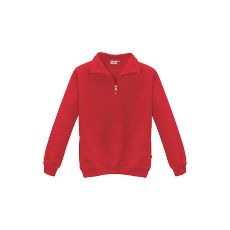 Hakro Zip-Sweatshirt Premium 451 rot