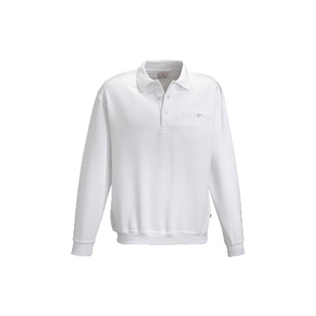 Hakro Pocket-Polo-Sweatshirt Premium 457 weiß