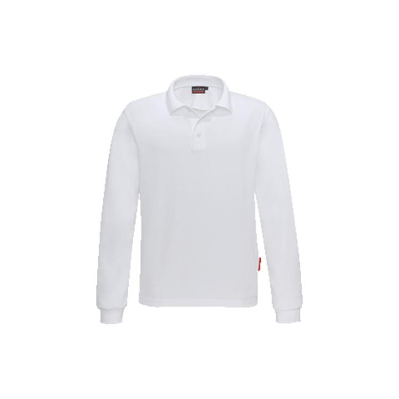 Hakro Longsleeve-Poloshirt Performance 815 weiß
