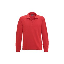 Hakro Longsleeve-Poloshirt Performance 815 rot
