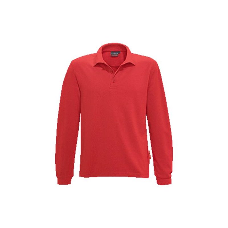 Hakro Longsleeve-Poloshirt Performance 815 rot