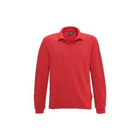 Hakro Longsleeve-Poloshirt Performance 815 rot