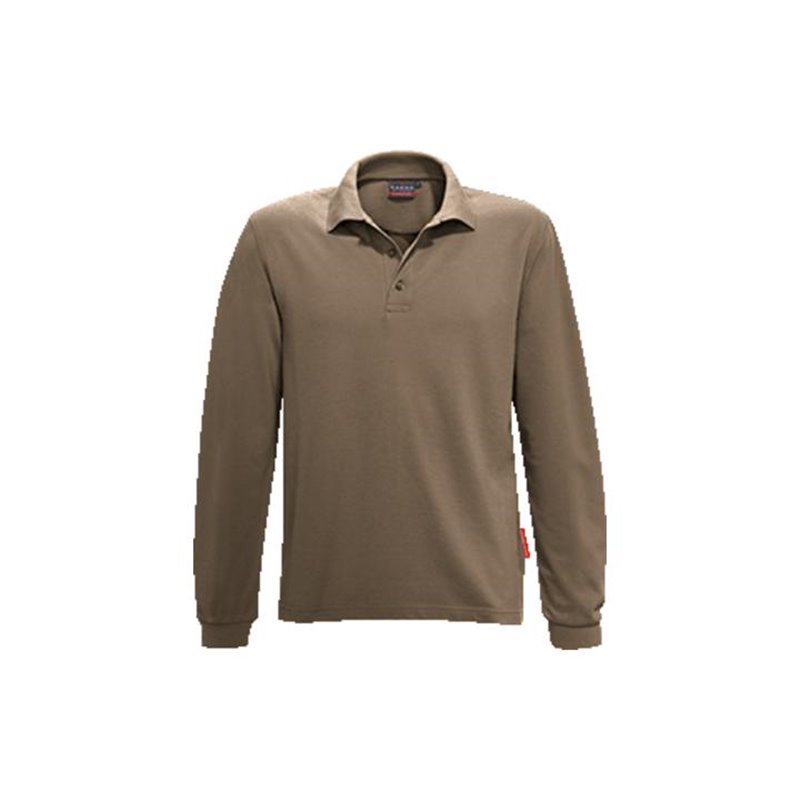Hakro Longsleeve-Poloshirt Performance 815 nougat