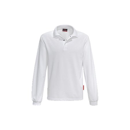 Hakro Longsleeve-Poloshirt HACCP-Performance 821 weiß