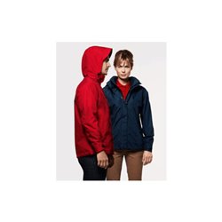 Hakro Active-Jacke Boston 853 rot/Innenjacke in schwarz