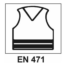 Asatex Warnschutz-Pilotenjacke orange/marine