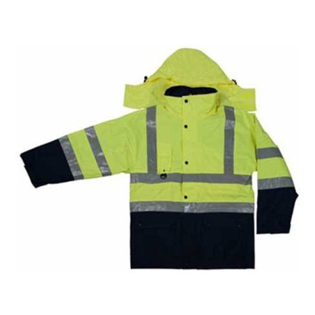 Herock Warnschutzparka 5 in 1 gelb/marineblau