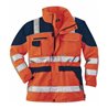 Warnschutzparka orange/marine