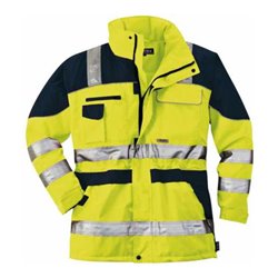 Warnschutzparka gelb/marine