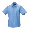 Russell Herrenhemd Kurzarm blau