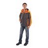 Watex Softshelljacke mit Kapuze anthrazit/leuchtorange