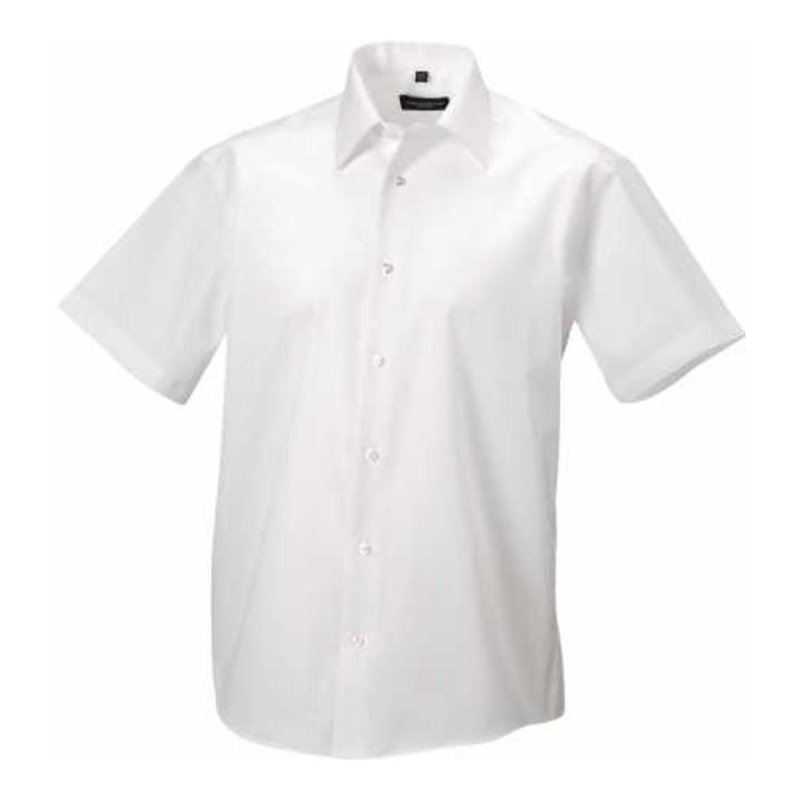 Russell Herrenhemd Kurzarm weiß