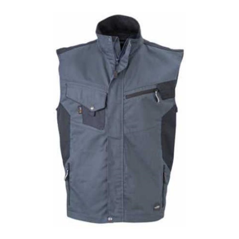 Daiber-JN 822 Workwear Weste carbon/black