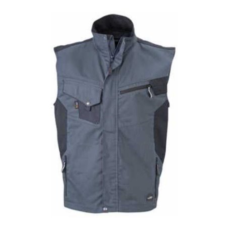 Daiber-JN 822 Workwear Weste carbon/black